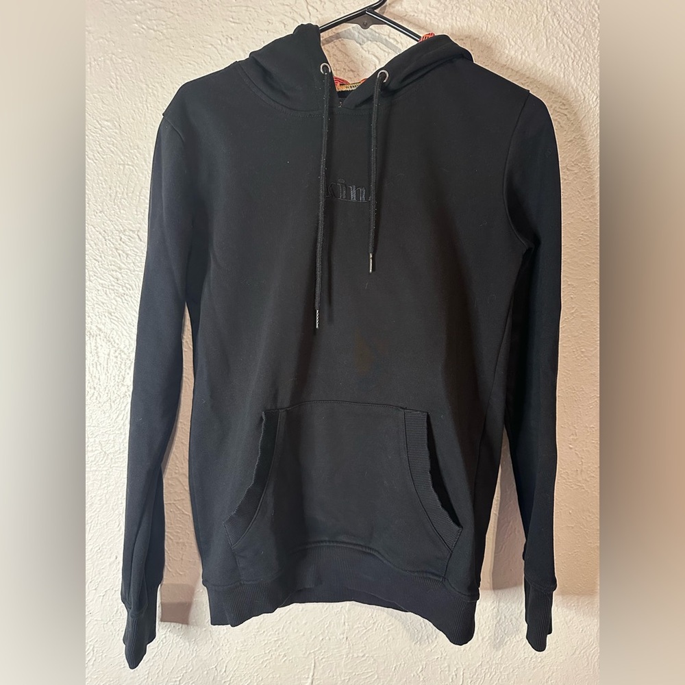 Black Kin Hoodie with inside Aztec design hoodie sz XS